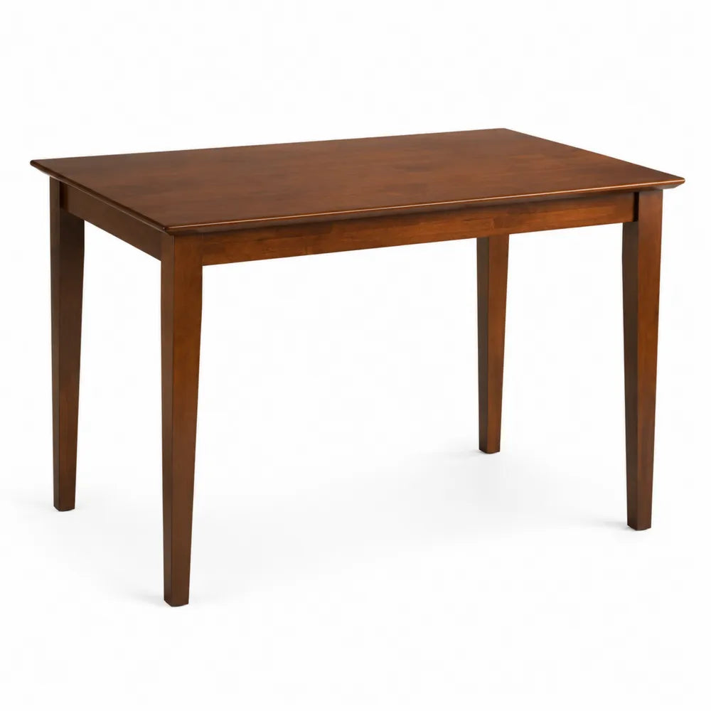 Tavolo da pranzo in legno marrone 120x75x75 cm